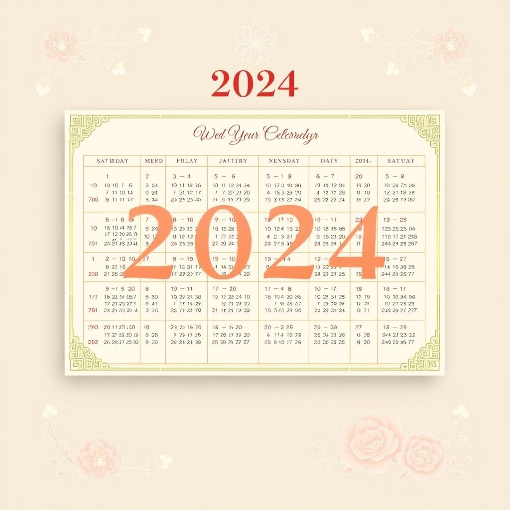 ปฏิทินฤกษ์แต่งงานปี 2567 ฟรี! ห้ามพลาด